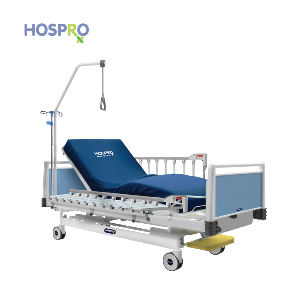 เตียงผู้ป่วยไฟฟ้า HOSPRO รุ่น H-EB314 3F 3 ไกร์ 3 ฟังก์ชัน 12 คอลัมน์_0